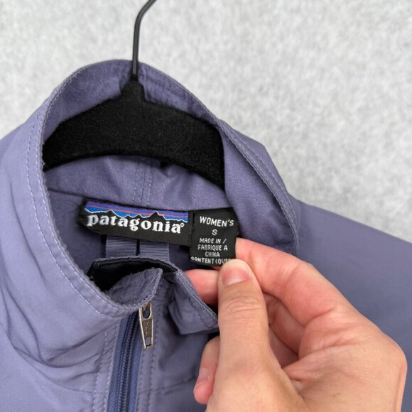 Patagonia Womens VTG Integral Jacket Size S Purple Lightweight Pockets Mock Neck - Picture 9 of 15